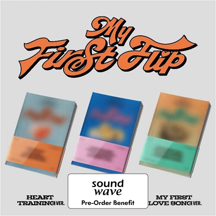 **[Pre-Order] KickFlip -  3rd Minialbum "My First Flip" + Pre-Order Benefit (Choose Ver.) [Standard ver.]