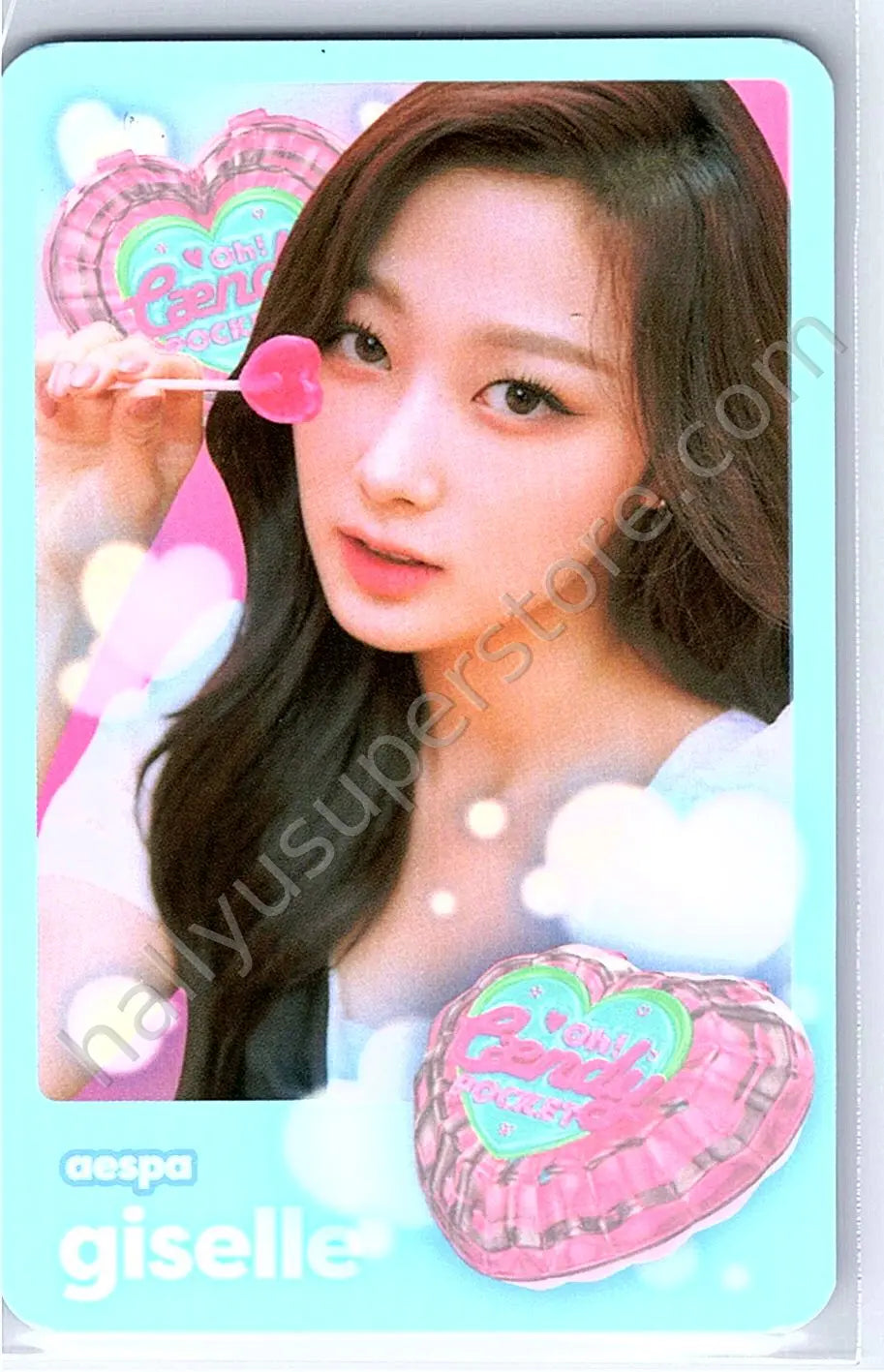 aespa - Giselle - Oh! Caendy Pocket MD holographic (hologram) merch photocard trading card