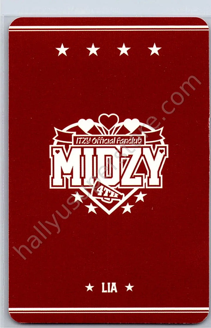 ITZY - Lia - Itzy official fanclub MIDZY 4th generation Other photocard set