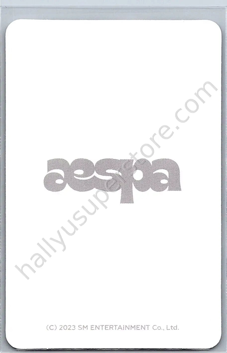 aespa - Giselle - Come To My Illusion C version merch photocard pop-up store trading card