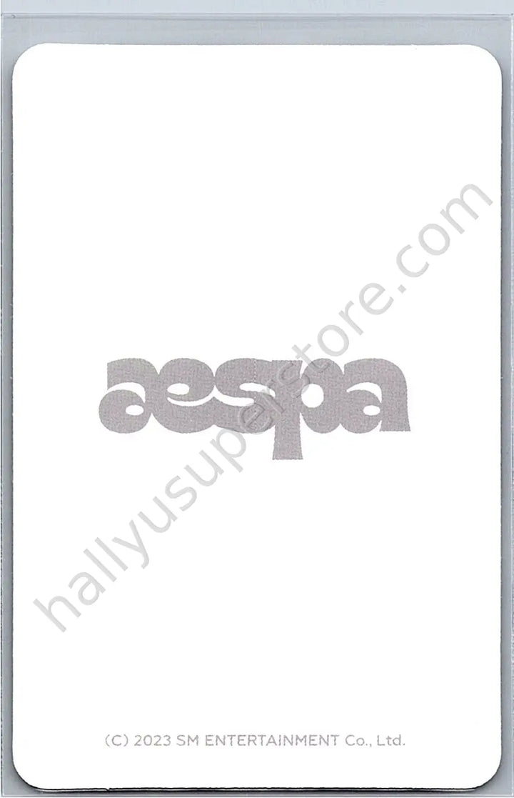 aespa - Giselle - Come To My Illusion C version merch photocard pop-up store trading card