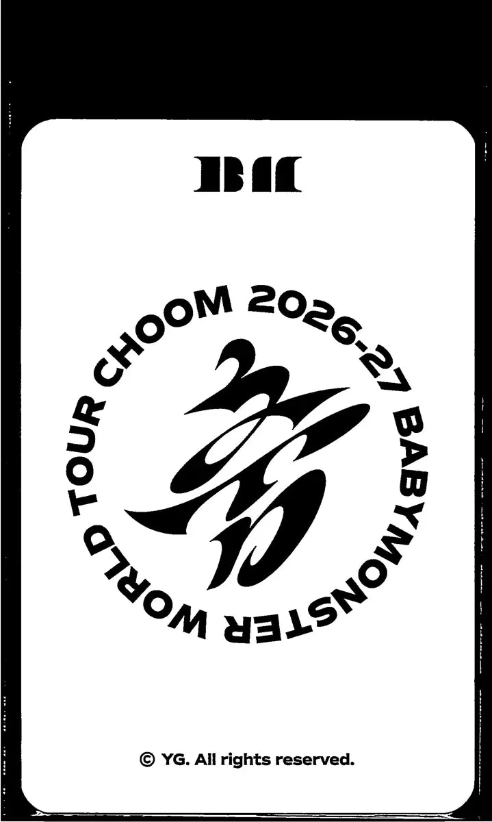 BABYMONSTER -"2026-27 BABYMONSTER WORLD TOUR" [CHOOM] Pop-Up Store Random Trading Photocard (2) [26.06.22]