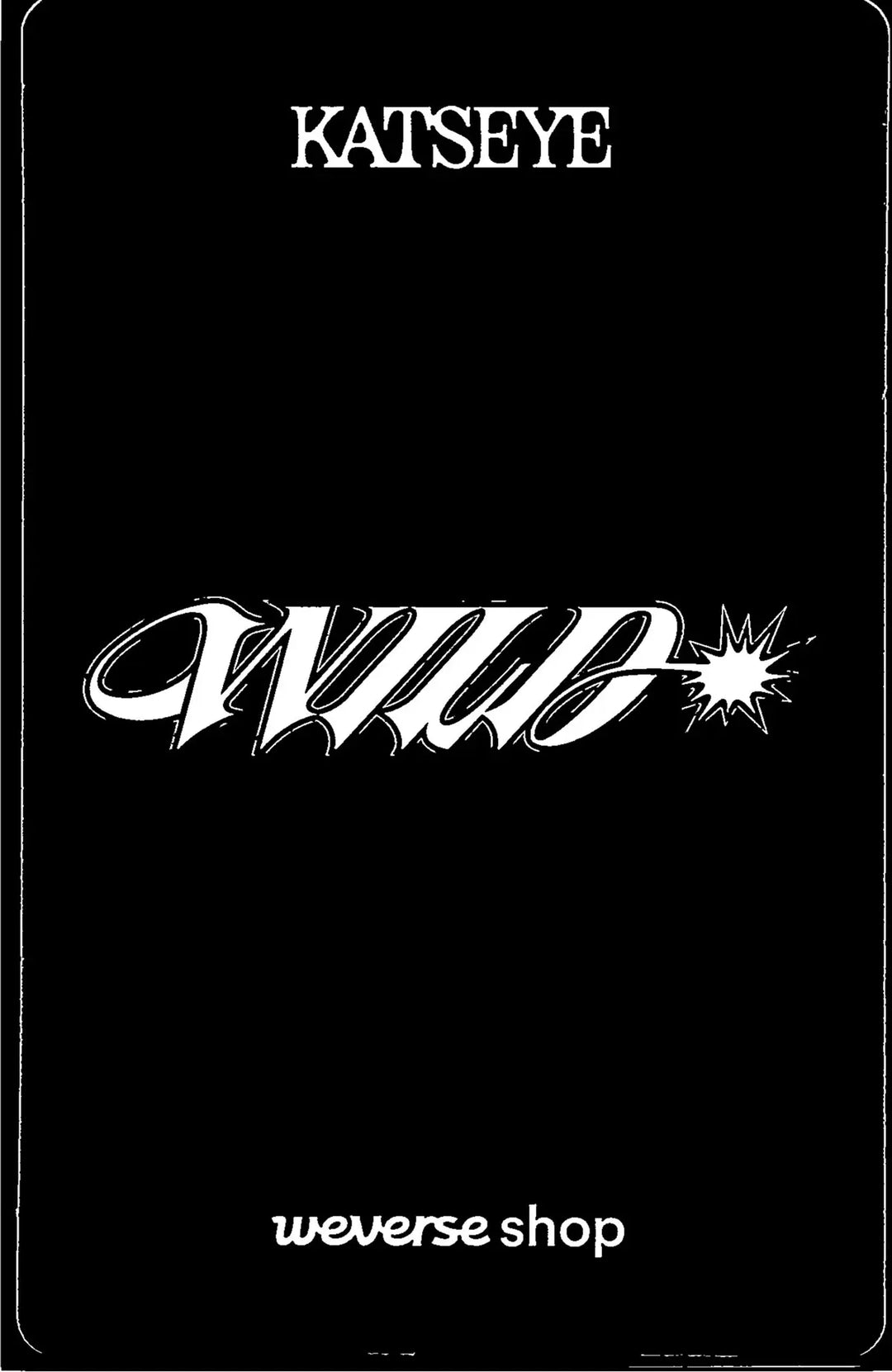 KATSEYE "WILD" - Weverse Shop Pre-Order Benefit Photocard (Photobook Ver.) [26.08.18]