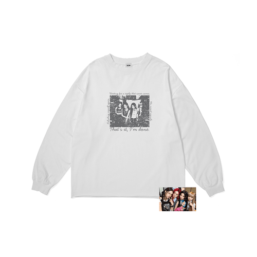 [Pre-Order] ILLIT -  ILLIT 5th Mini Album ‘BREAK EVEN’ Official MD (Photo L/S T-Shirt (White))