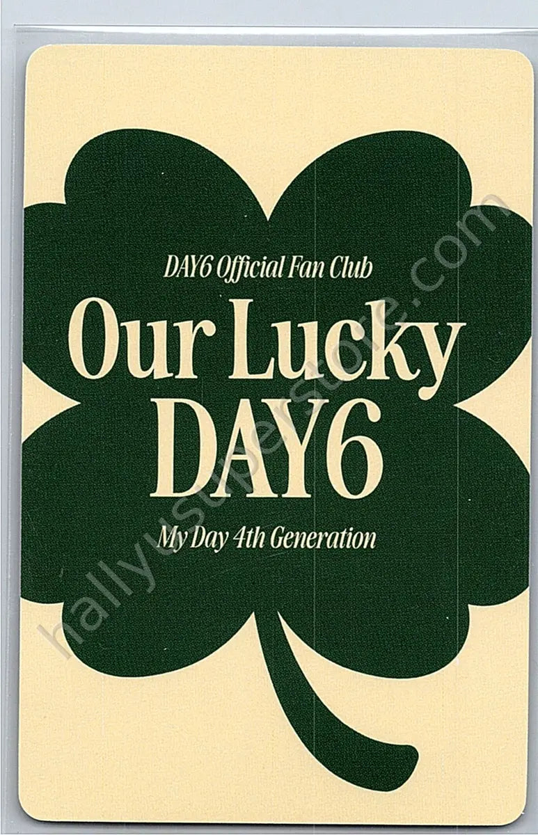 DAY6  - Wonpil - DAY6  - Wonpil - 4th Official MyDay Fanclub kit - Our Lucky DAY6 Other
