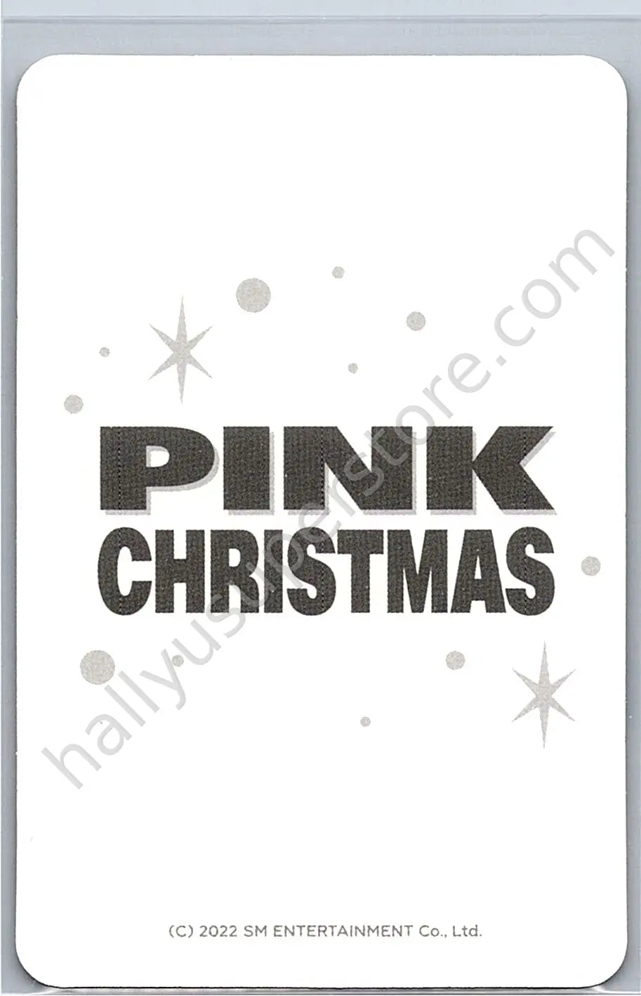 aespa - Karina - Pink Christmas (All) 2022 version trading card