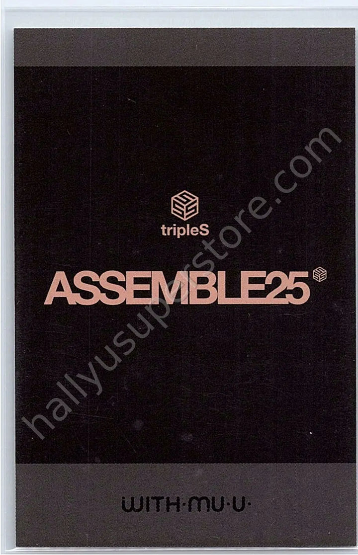 tripleS - Sullin - Assemble25 fansign polaroid round 4 withmuu