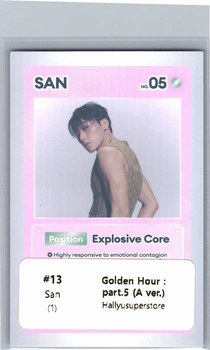 ATEEZ "GOLDEN HOUR : Part.5" - Official Photocard (A ver.) [26.06.26]
