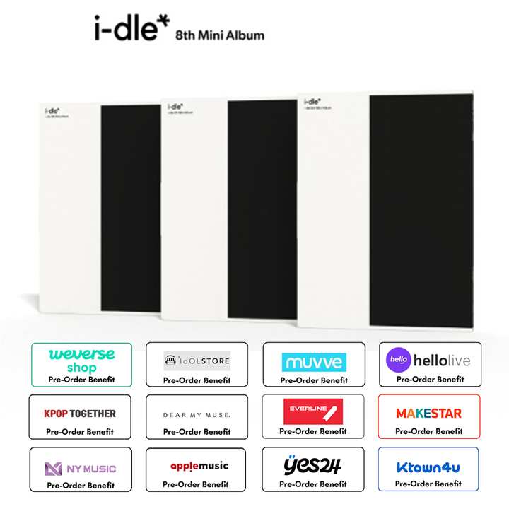 **[Pre-Order] (G)-IDLE - 8th Mini Album (Photobook ver.) + Pre-Order Benefit Photocard