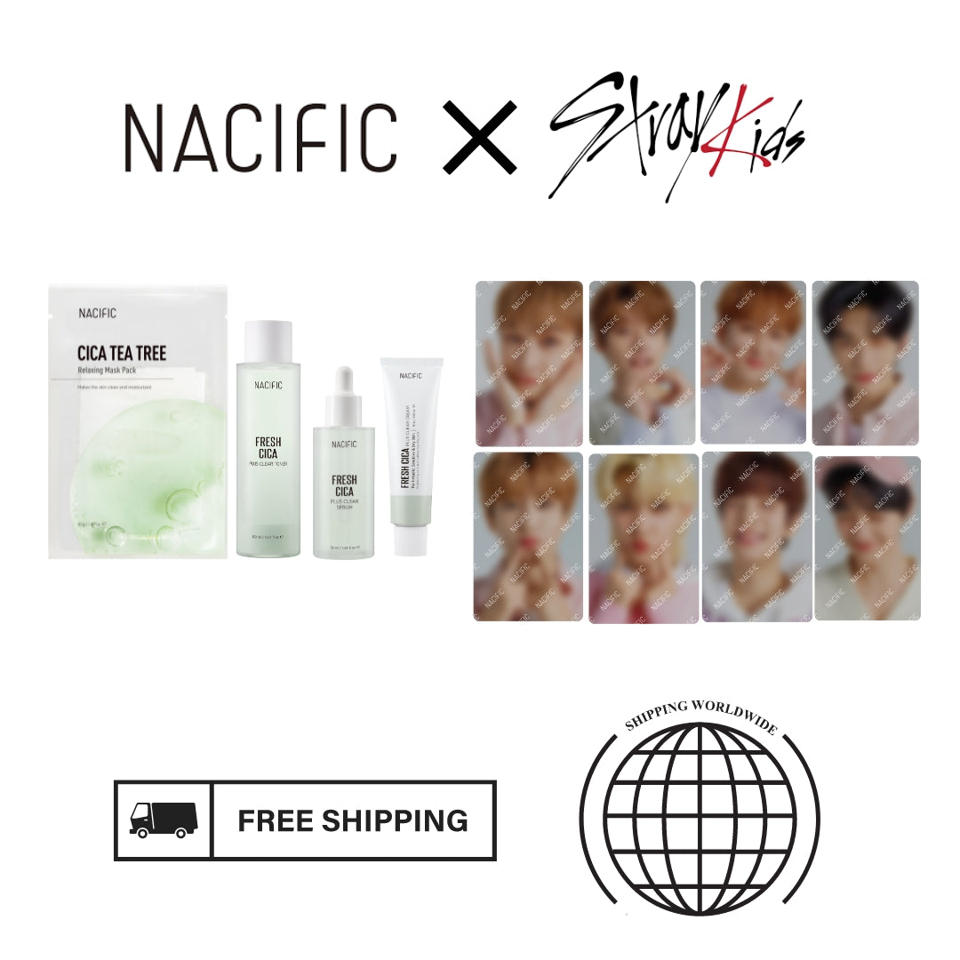 Stray kids X NACIFIC - Cica Plus Package - HALLYUSUPERSTORE