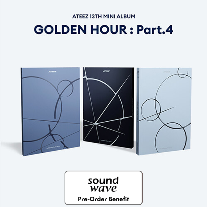 **[Pre-Order]  ATEEZ-GOLDEN HOUR : Part.4 Standard [A+Diary+Z Ver.] (Random/SET)