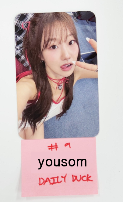 LOVEONE "Drama Queen" - Daily Duck Fansign Event Photocard [25.6.23]