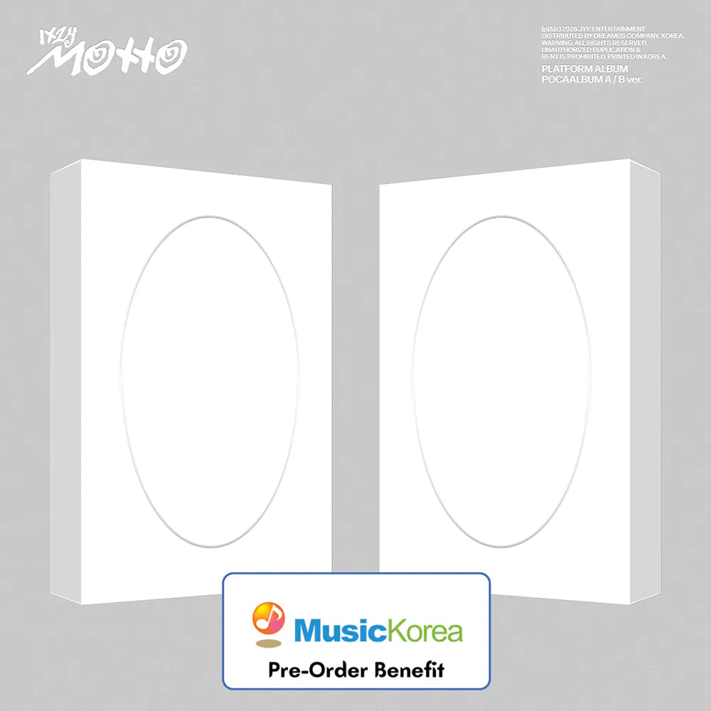 [Pre-Order]  ITZY - Motto (POCAALBUM Ver.) + Pre-Order Benefit (Choose Version)