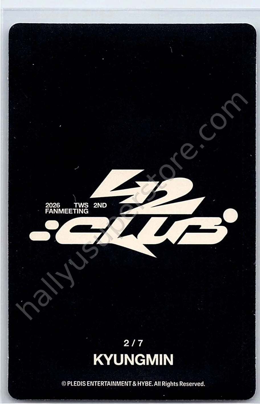 TWS - Kyungmin - 42:Club - 2nd Fanmeeting seoul trading card