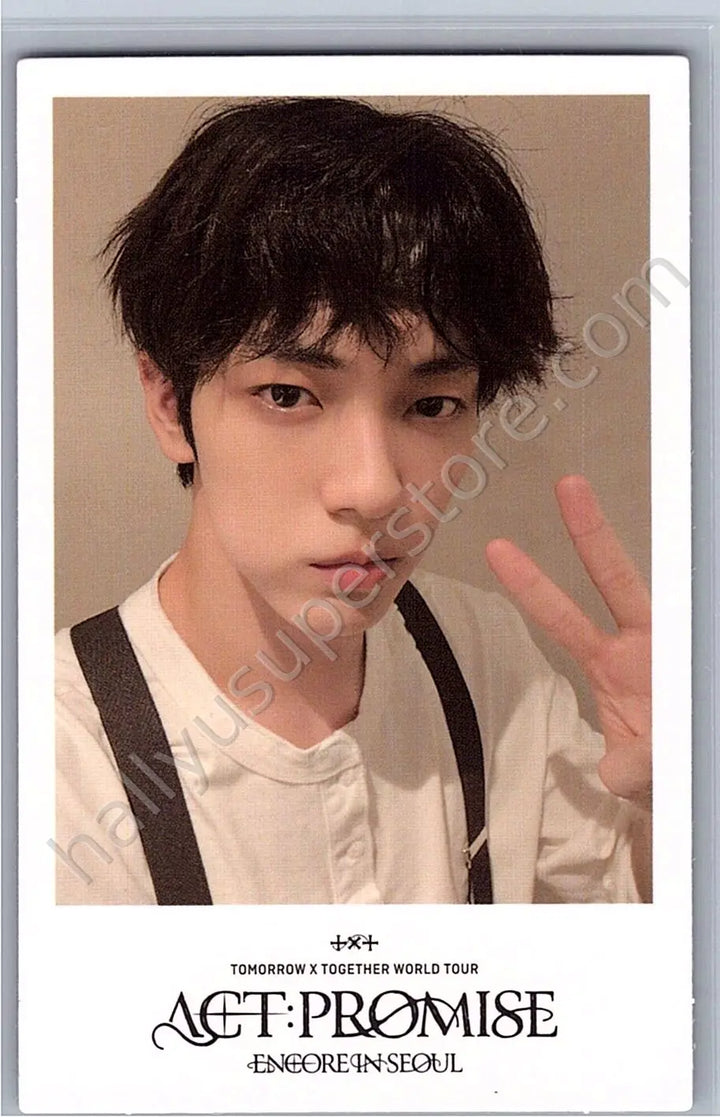 TOMORROW X TOGETHER - Soobin - ACT:PROMISE ENCORE IN SEOUL pob (pre-order benefit) polaroid weverse global shop (wvg)