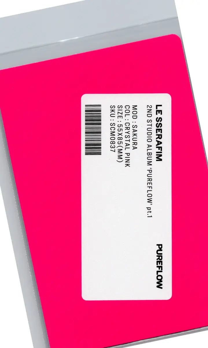 LE SSERAFIM "PUREFLOW" - Official Photocard (COMPACT Ver.) [26.06.08] (Restocked 6/16)