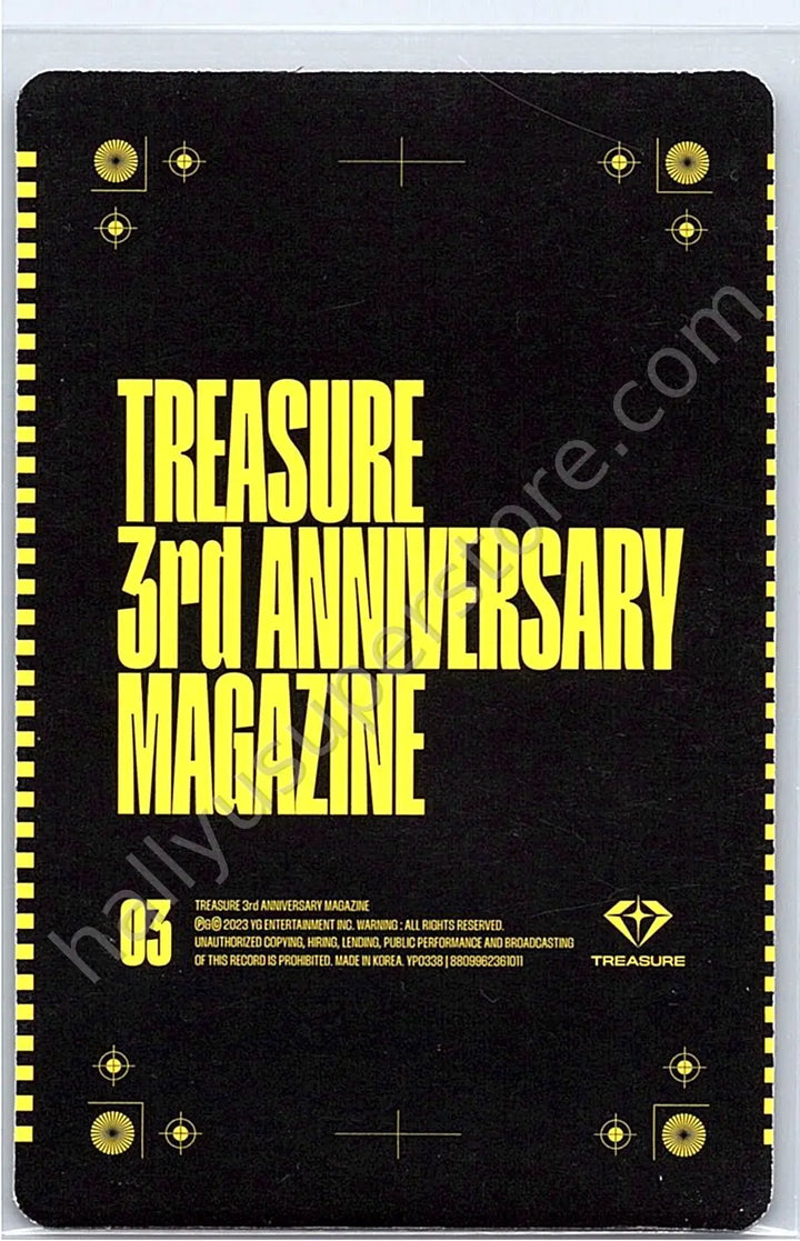 TREASURE - Choi Hyunsuk - 3rd Anniversary Magazine photocard set