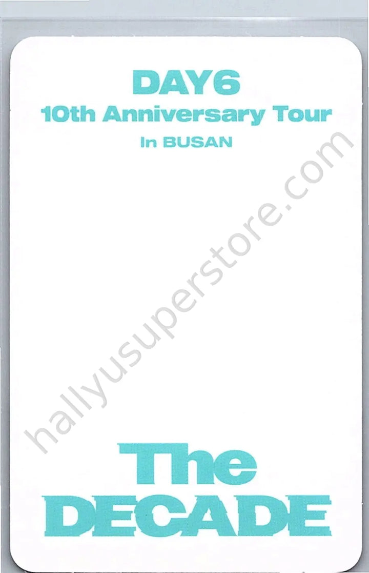 DAY6  - Sungjin - DAY6 10th Anniversary Tour The Decade busan concert benefit day 2