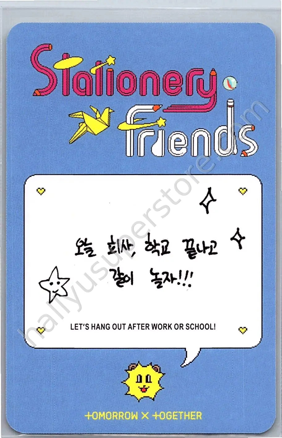 TOMORROW X TOGETHER - Beomgyu - TXT Deco Kit 2025 merch photocard photocard set