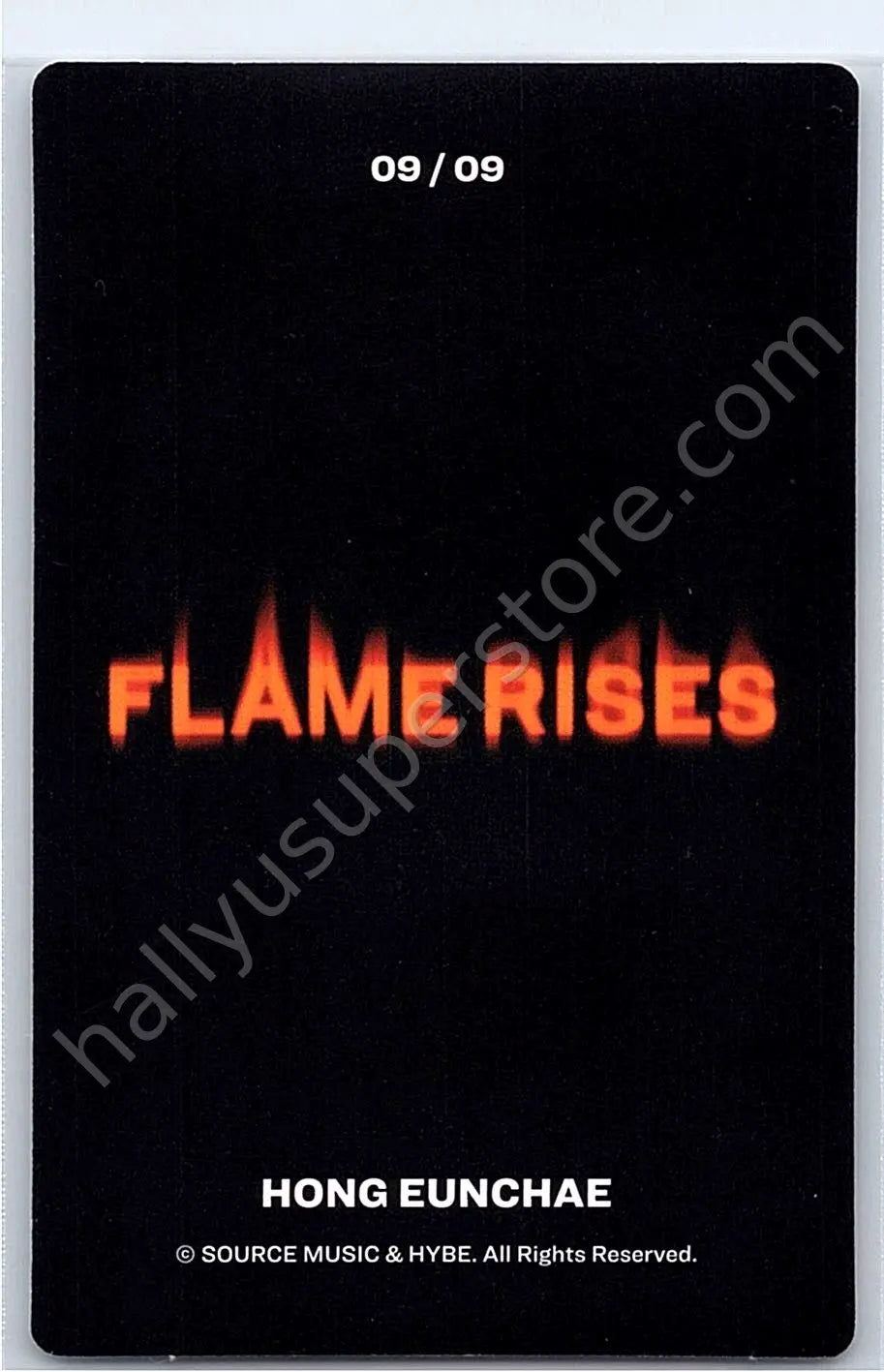 LE SSERAFIM - Hong Eunchae - LE SSERAFIM - Hong Eunchae - Flame Rises Tour (2023) Event mini photocard 9/9