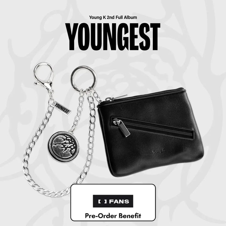 [Pre-Order] YOUNG K - 2nd Full Album YOUNGEST (Wallet &amp; Keyring ver.) + Pre-Order Benefit