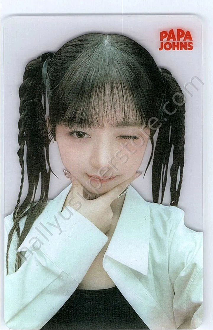 IVE - Rei - IVE X Papa Johns Pizza brand collaboration papa johns round 4 transparent