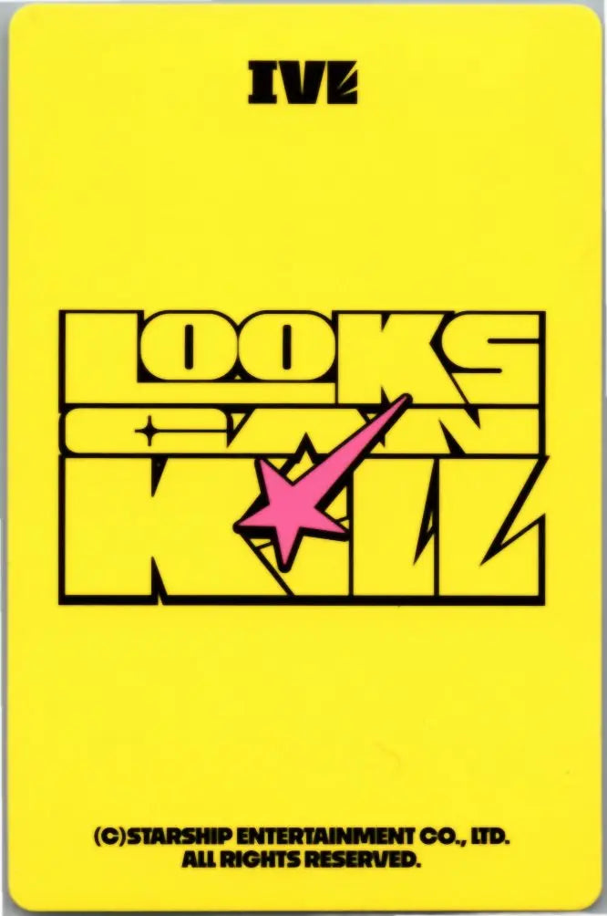 IVE "Looks Can Kill" - Official Photocard [26.10.27]