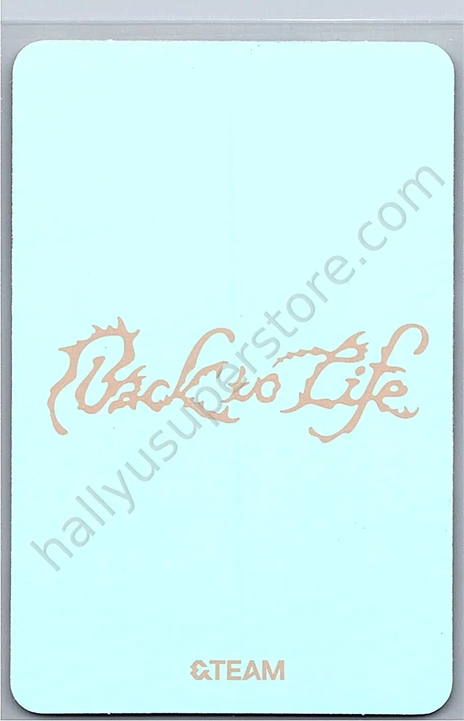 &TEAM - EJ - &TEAM - EJ - Back to Life Album album photocard gaze