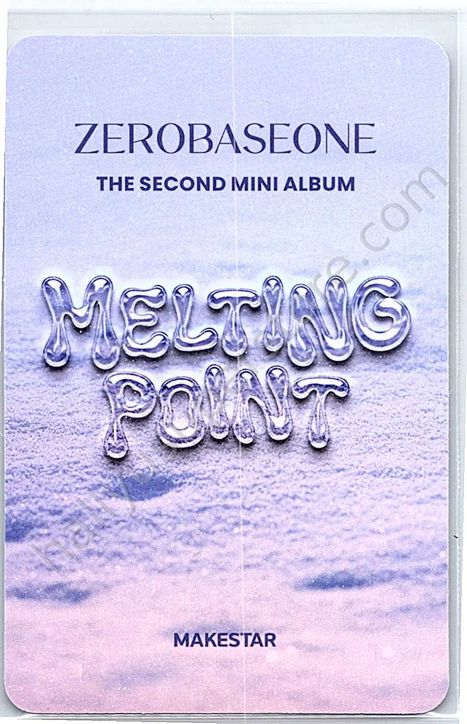 ZEROBASEONE - Hao - Melting Point lucky draw (LD) makestar round 1 set benefit