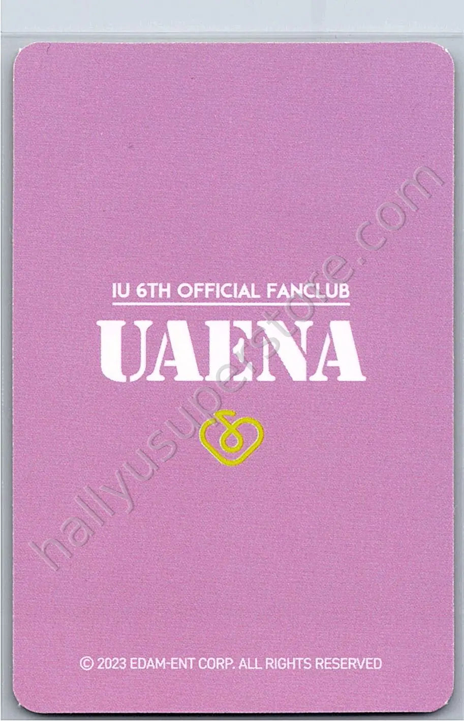 IU - IU - 6th UAENA Membership Kit photocard
