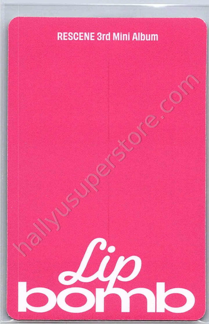 RESCENE - Liv - lip bomb album photocard balm version qr version
