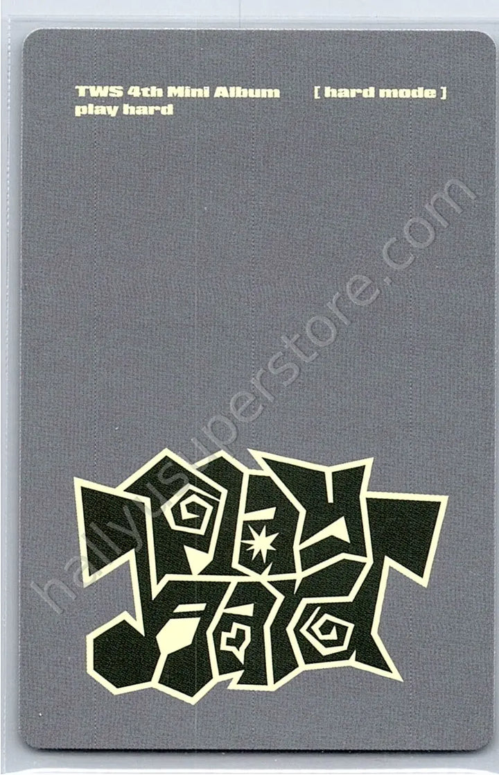 TWS - Kyungmin - play hard album photocard B version hard mode version
