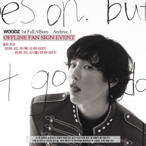 [Hallyu4U - Fansign] (3/7) Joeun Music - WOODZ "Archive.1" [Offline Fansign Event]