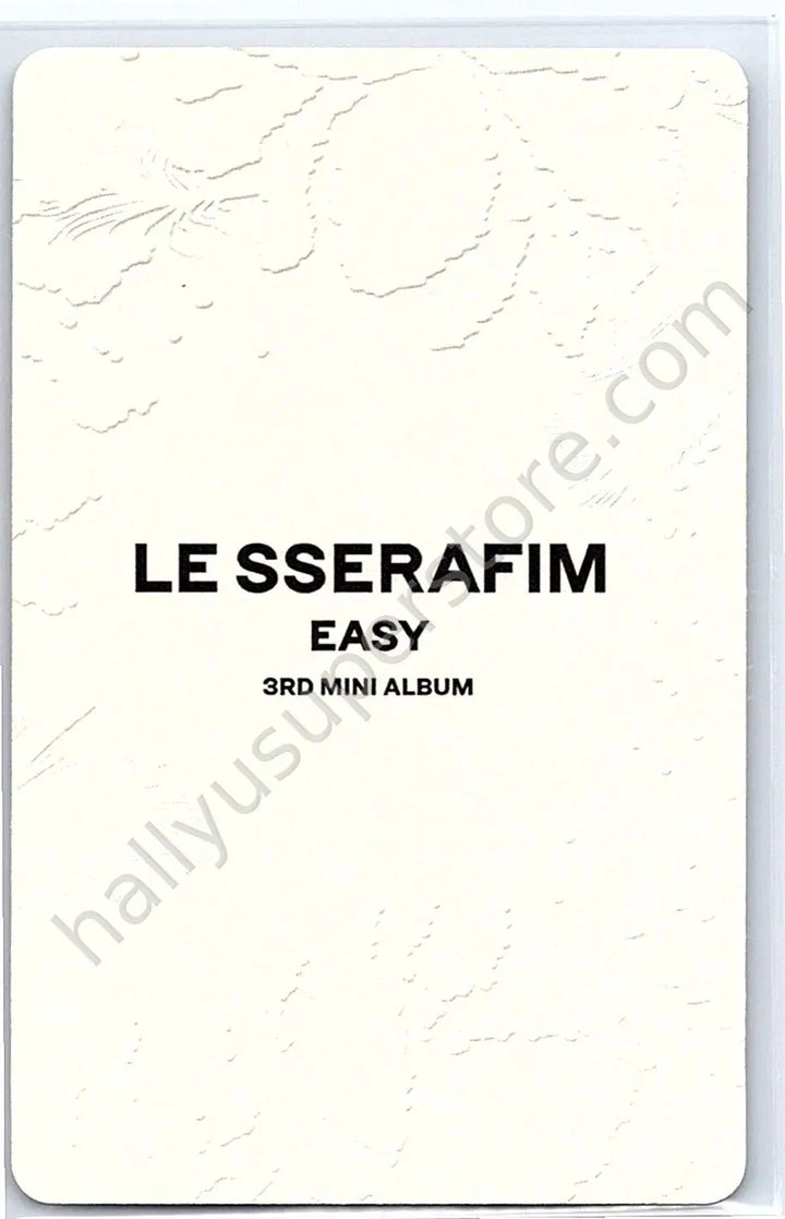 LE SSERAFIM - Hong Eunchae - EASY kakaotalk pob (pre-order benefit)