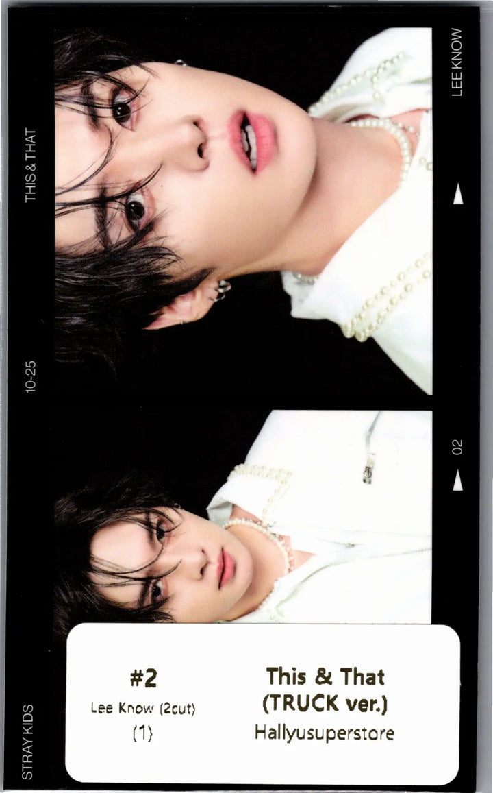 Stray Kids "THIS &amp; THAT" - Official 2Cut Photocard (TRUCK Ver.) [26.08.10]