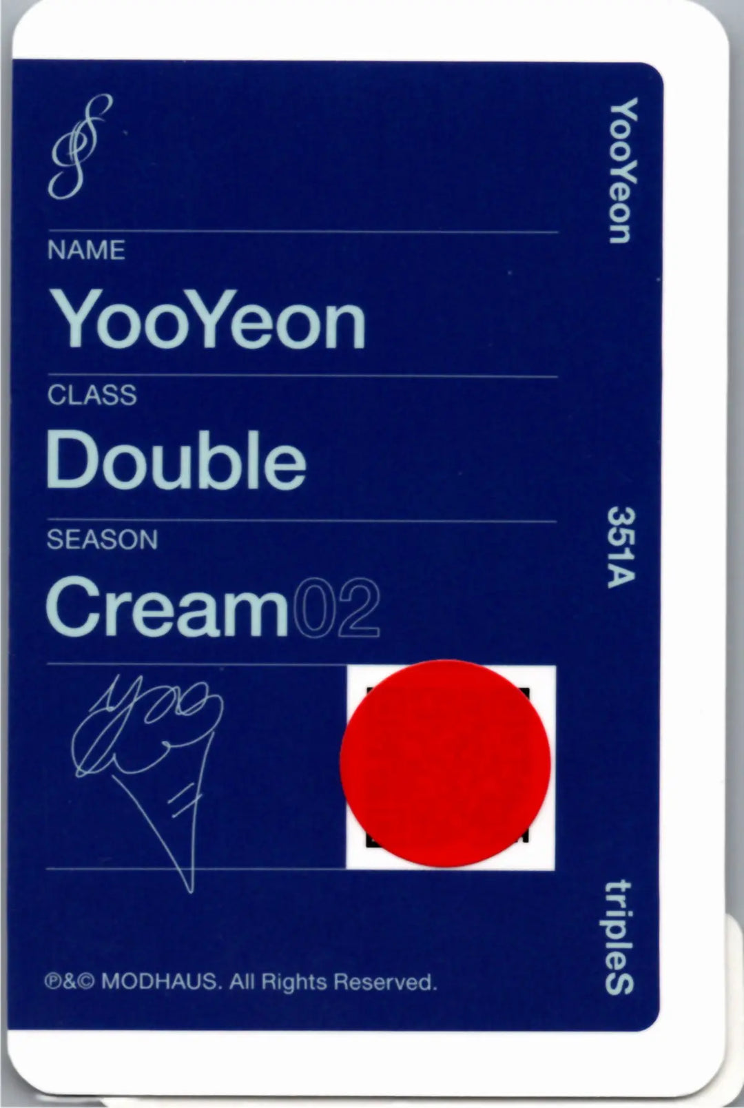 tripleS - tripleS World Tour  <ANDLESS > Cream02 Double Class Objekt (Only ANDLESS) (351A) [UNSCANNED] [26.10.12]
