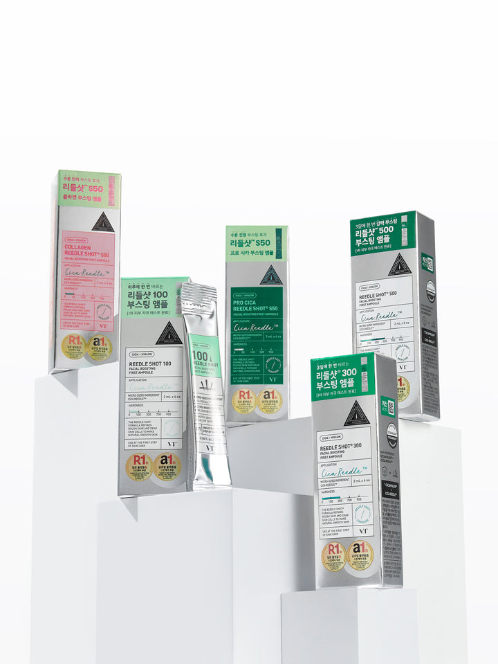 VT cosmetics -cica Reedle Shot S50 facial Boosting First Ampoule (6ea)