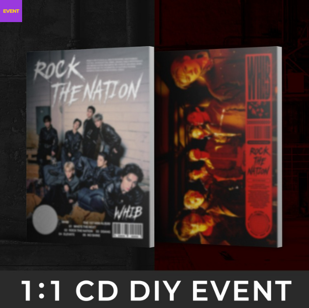 [Hallyu4U - Fansign] (2/20) Rising Star - WHIB "Rock The Nation" [Offline 1:1 CD DIY Event]