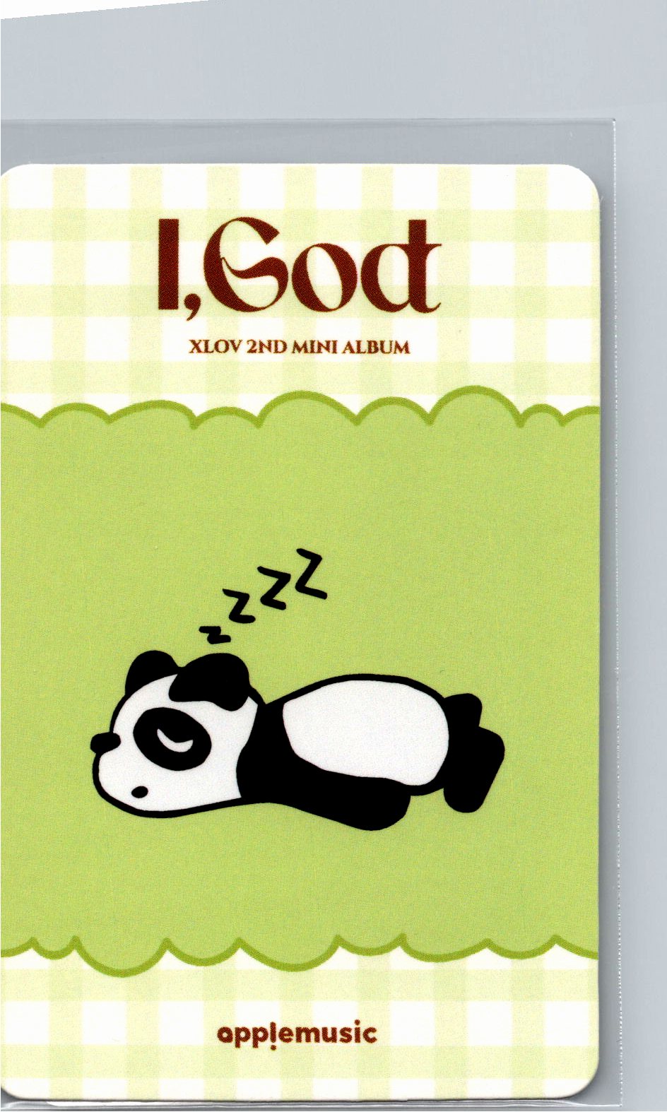 XLOV "I,God" - Apple Music Pre-Order Benefit Photocard [26.06.04]