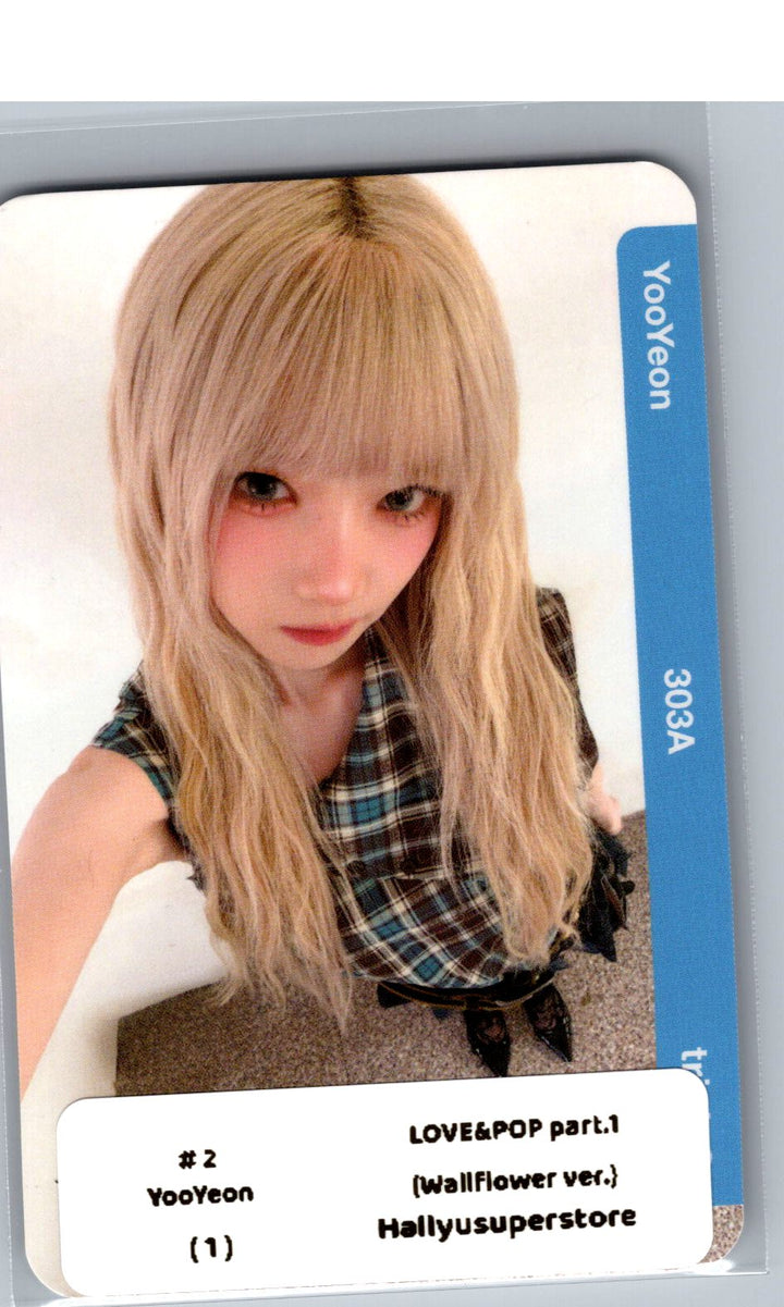TripleS "LOVE&amp;POP pt.1" - Official Double Class Object, Polaroid Photocard (WallFlower ver.) [26.06.04]