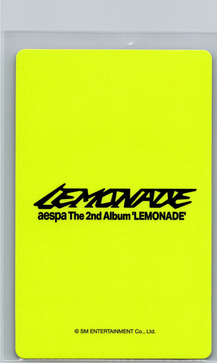 Aespa "LEMONADE" - Weverse Shop COUNTDOWNLIVE Event Photocard (ACID Ver.) [26.06.04]