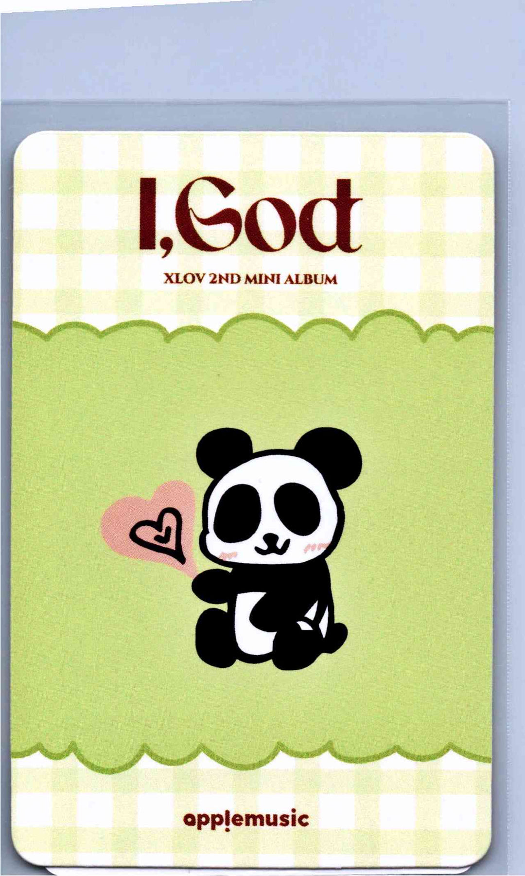 XLOV "I,God" - Apple Music Pre-Order Benefit Photocard [26.06.04]
