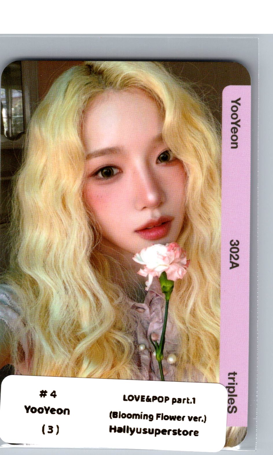 TripleS "LOVE&amp;POP pt.1" - Official Double Class Object, Polaroid Photocard (Blooming Flower ver.) [26.06.04]