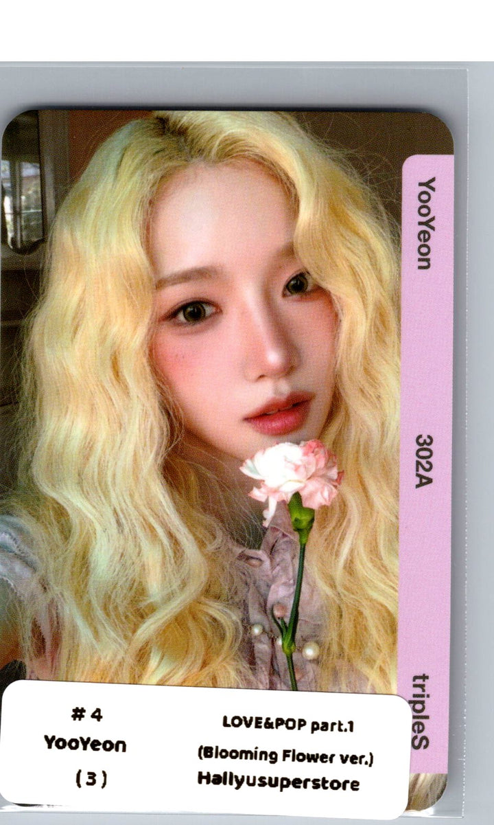 TripleS "LOVE&amp;POP pt.1" - Official Double Class Object, Polaroid Photocard (Blooming Flower ver.) [26.06.04]