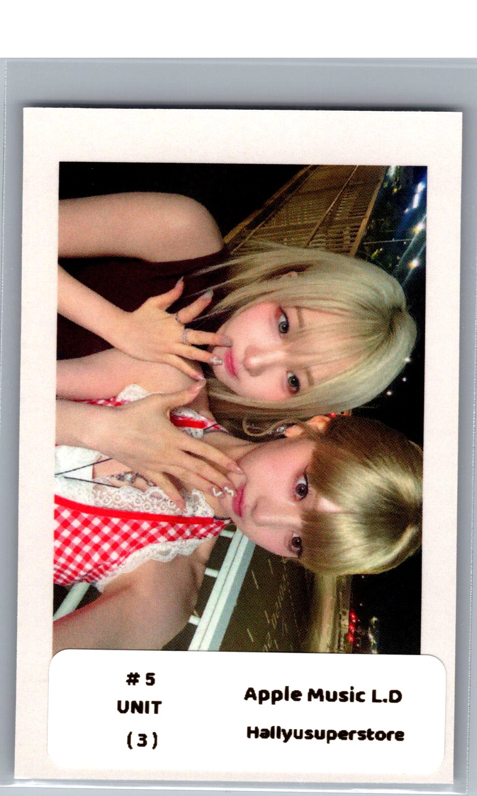 TripleS "LOVE&amp;POP pt.1" - Apple Music Lucky Draw Event Polaroid type Unit Photocard [26.06.04]