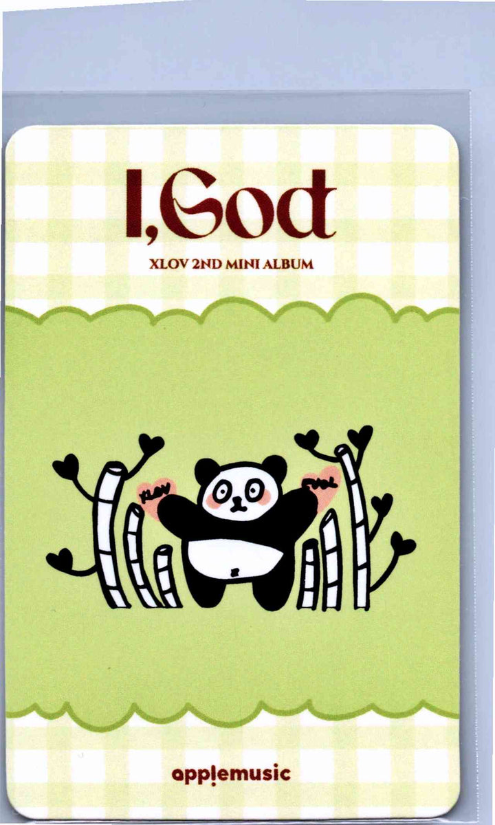 XLOV "I,God" - Apple Music Pre-Order Benefit Photocard [26.06.04]