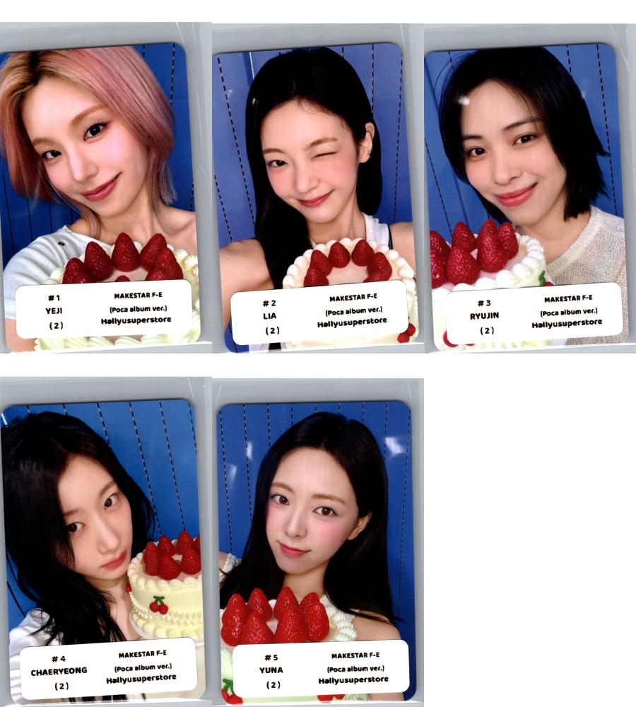 ITZY リュジン ヨントン 当選者限定 2カットフォト makestar ITZY - HALLYUSUPERSTORE