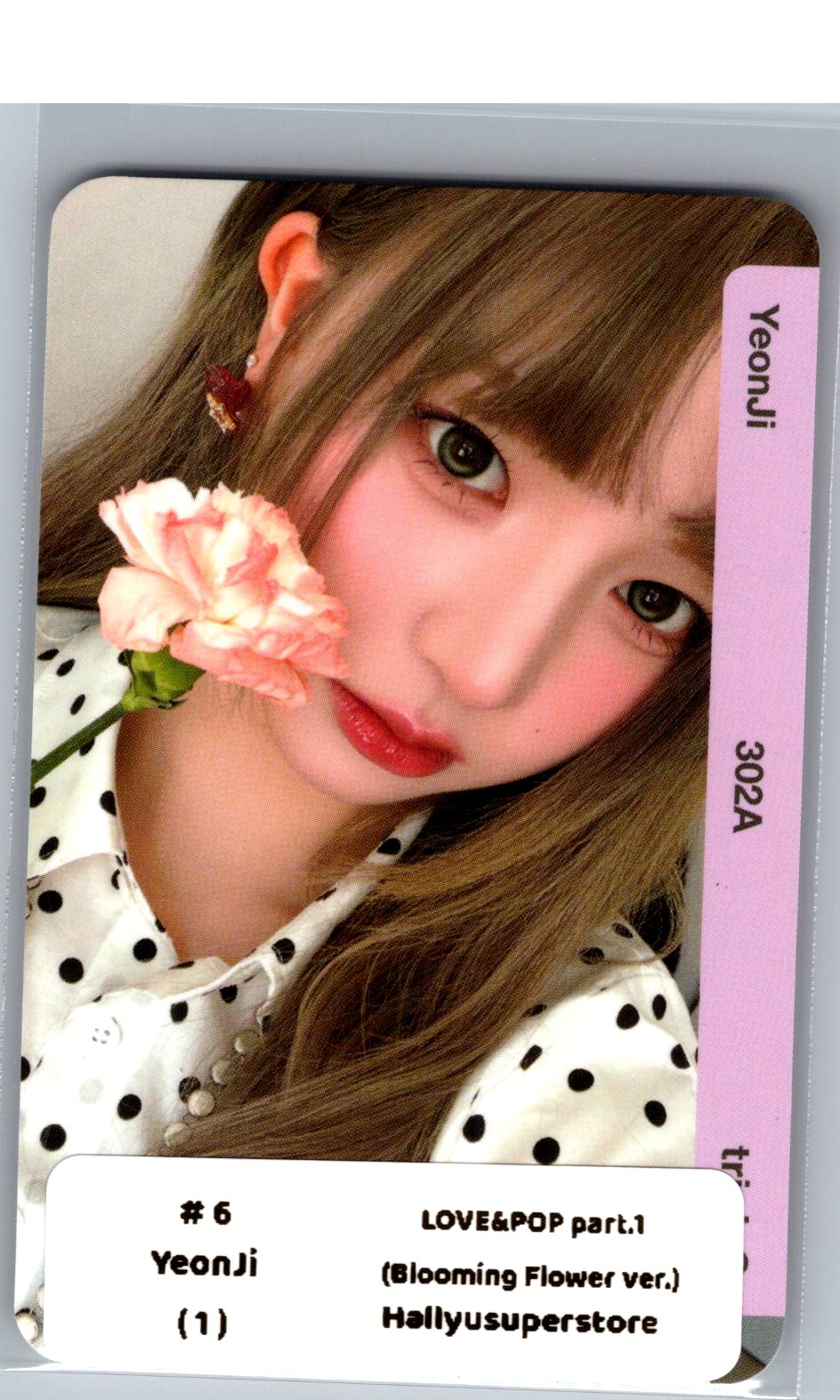TripleS "LOVE&amp;POP pt.1" - Official Double Class Object, Polaroid Photocard (Blooming Flower ver.) [26.06.04]