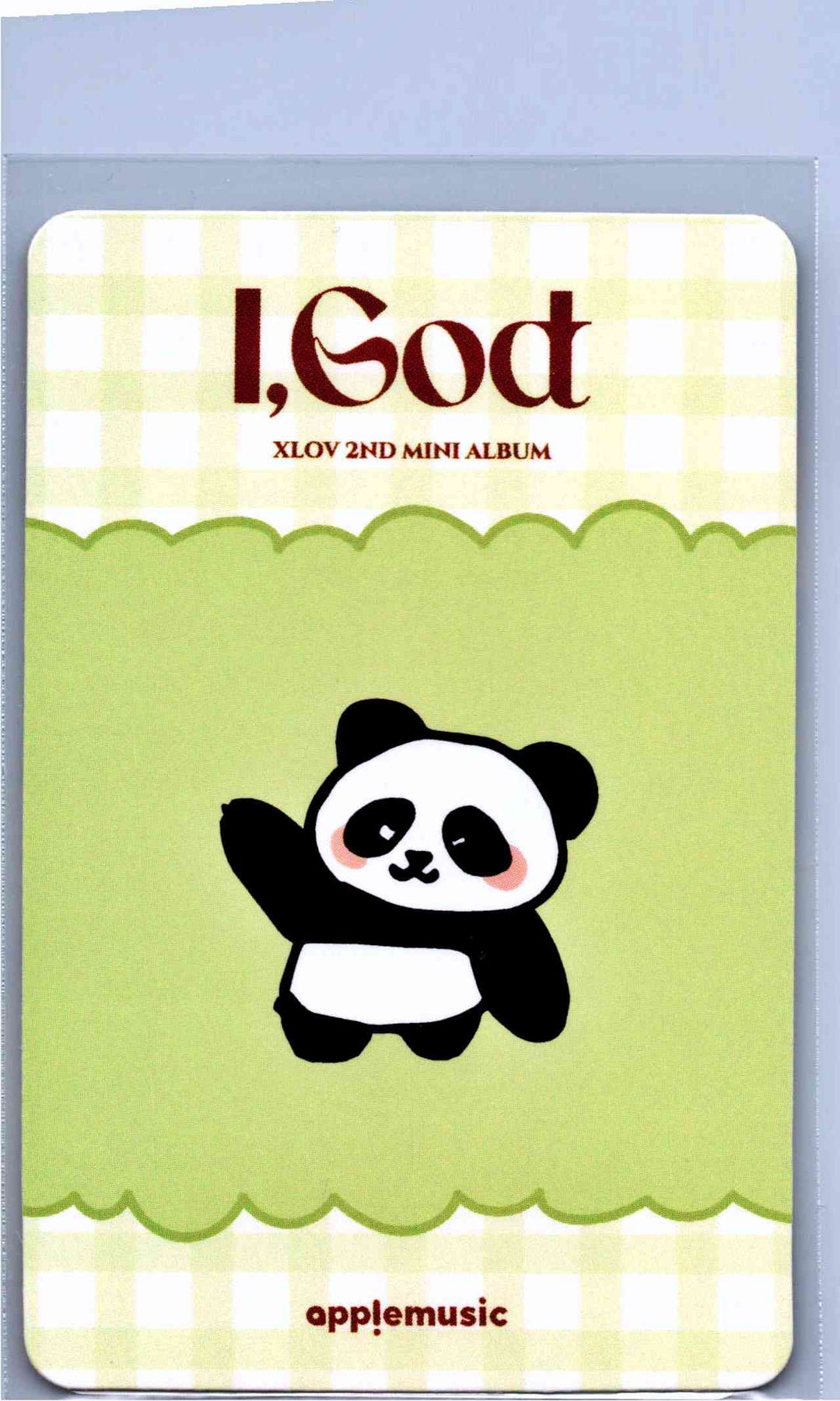 XLOV "I,God" - Apple Music Pre-Order Benefit Photocard [26.06.04]