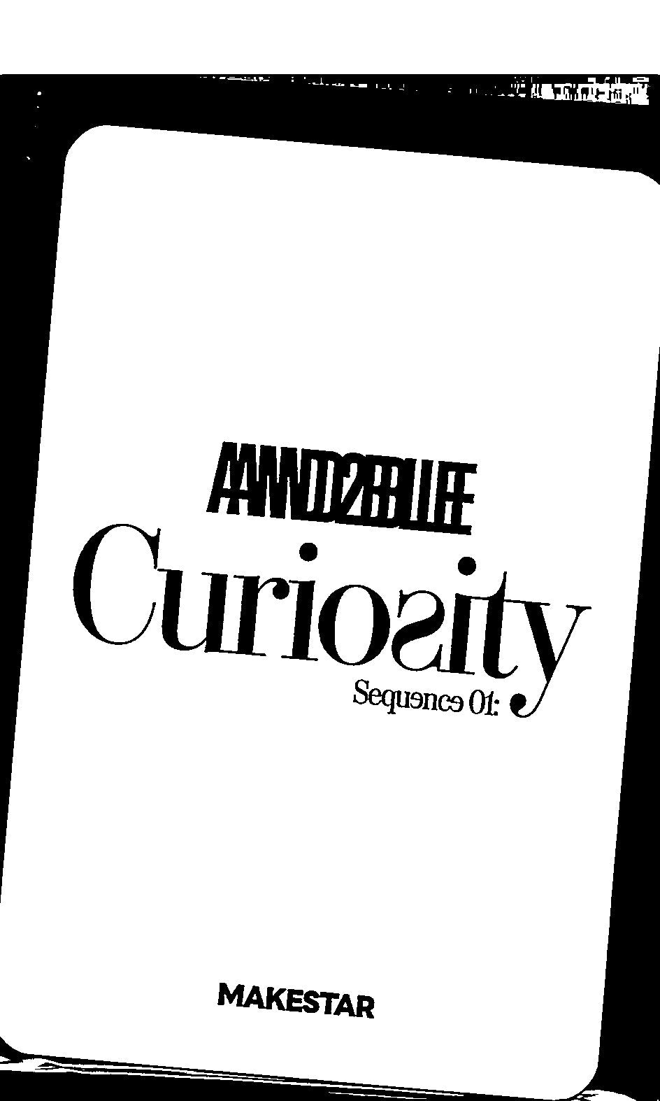 AND2BLE "Sequence 01: Curiosity" - Makestar Pre-Order Benefit Photocard (POCAALBUM Ver.) [26.06.04]